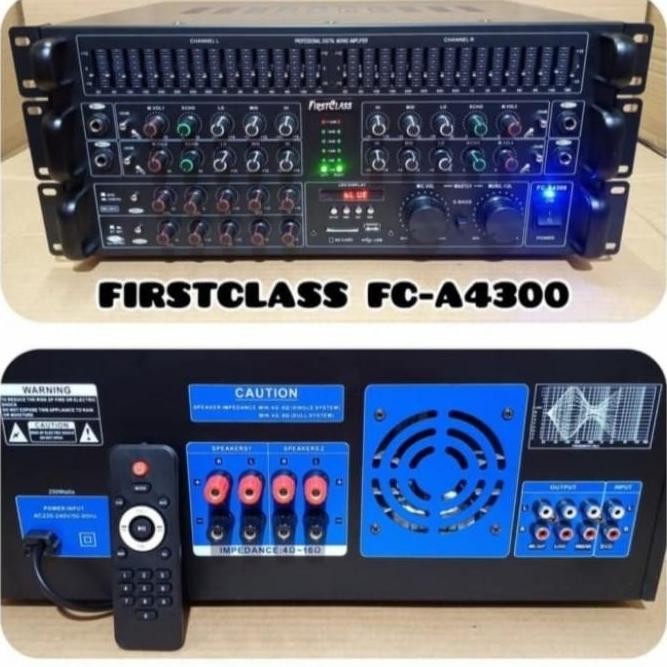 Amplifier Karaoke Firstclass Fc A4300 / Fca 4300 New Stok