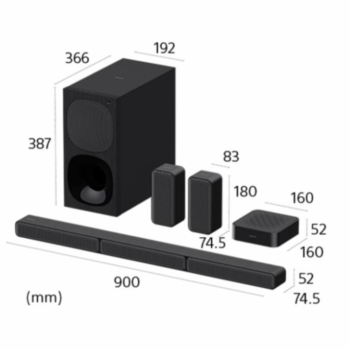 Sony Soundbar Ht-S40R / Hts40R / S40R Wireless Rear Suround New Stok