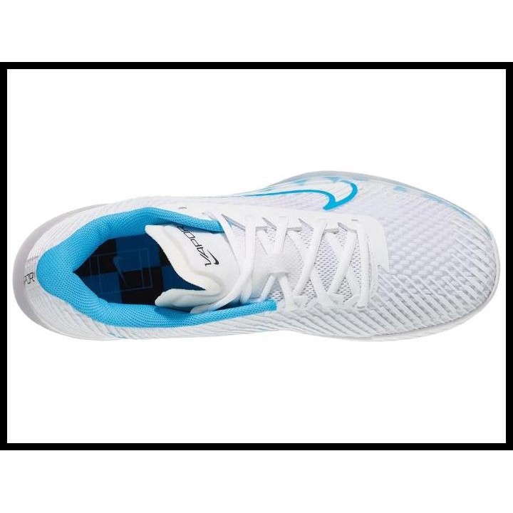 Sepatu Tennis Pria Nike Zoom Vapor 11 Pe Carlos Alcaraz Men'S Shoe Tenis Sport - White/Blue Original