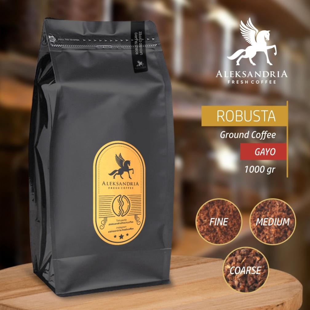 

NEW!!! Kopi Roasted Robusta Gayo Giling/Bubuk/Powder