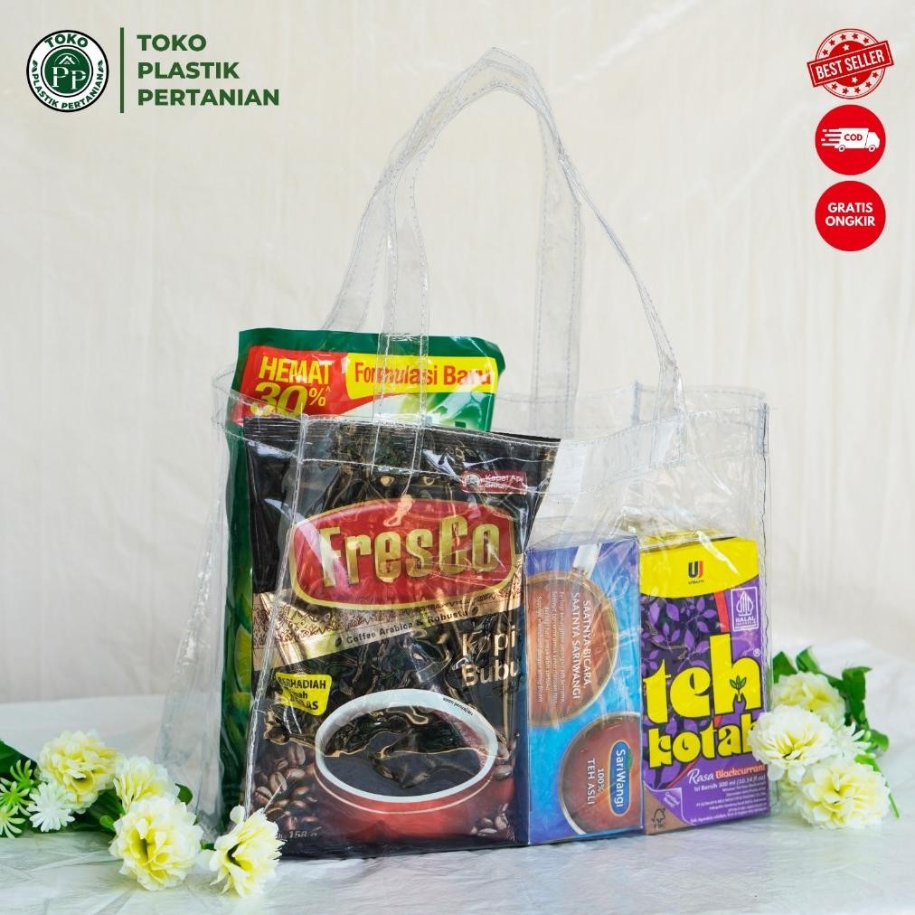 

Tas Mika Bening Transparan Souvenir Ulang Tahun Kue Lebaran Kado 1 Pcs (020) Spaylater 0%|Terlaris|Trend|Baru|Ready|Ready Stok|Stok|Viral|Trending|Stok Baru