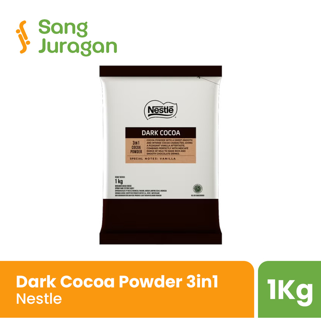 

Nestle Coklat Bubuk - Dark Cocoa / Dark Cocoa 3in1 Chocolate Powder 1kg / Bubuk Coklat / Minuman Coklat
