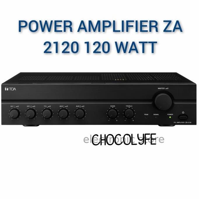 Amplifier Toa Za-2120 120 Watt Original Toa 100% Baru New Stok