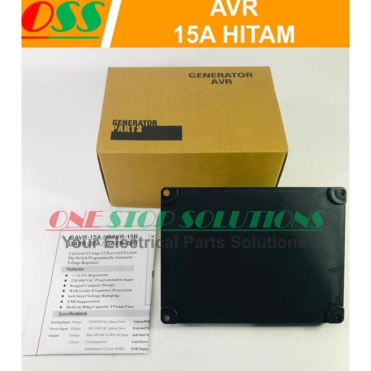 Avr Universal Avr Generator Avr Genset Gavr15A / Gavr-15A Black Hitam
