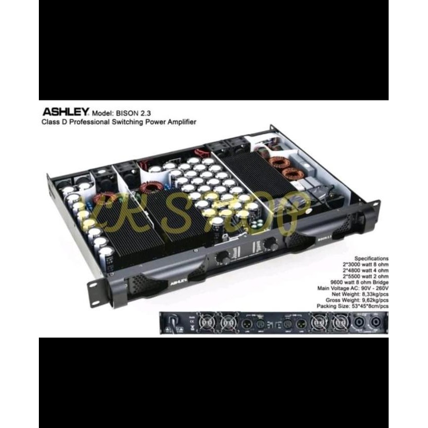Power Amplifier Ashley Bison 2.3 Original New Stok