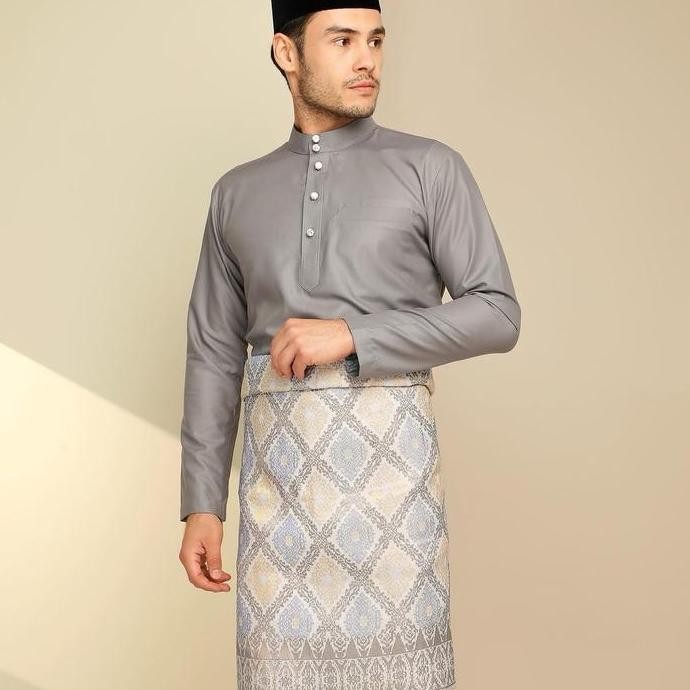 STELAN BAJU MELAYU TELUK BELANGA PRIA/STELAN MELAYU PRIA + SONGKET