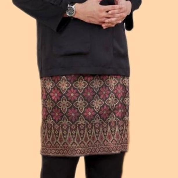 KAIN SONGKET SAMPING MELAYU / RUMPAK BATIK / KAIN SARUNG BAJU MELAYU PRIA
