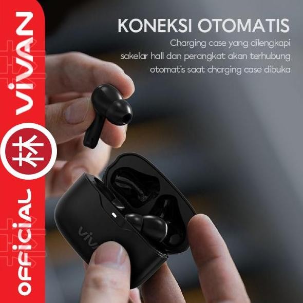 Vivan T660Nc Earphones Tws Liberty Bluetooth 5.3 New Vivan T600Nc New Stok