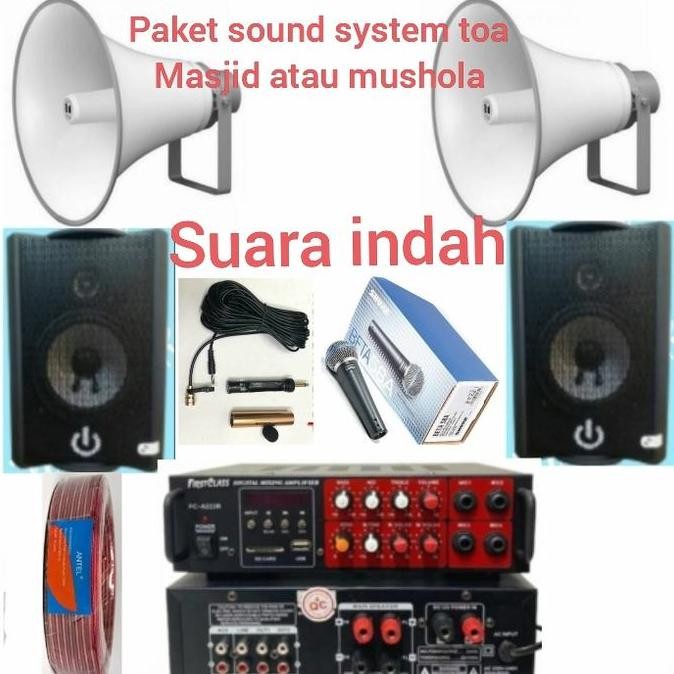 Paket Sound System Toa (Masjid 1) New Stok