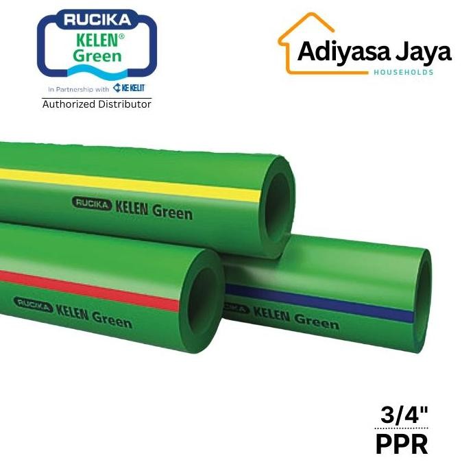 Promo Pipa Ppr Pn 10 3/4 (Rucika Kelen Green) / Pipa Air Panas Ppr