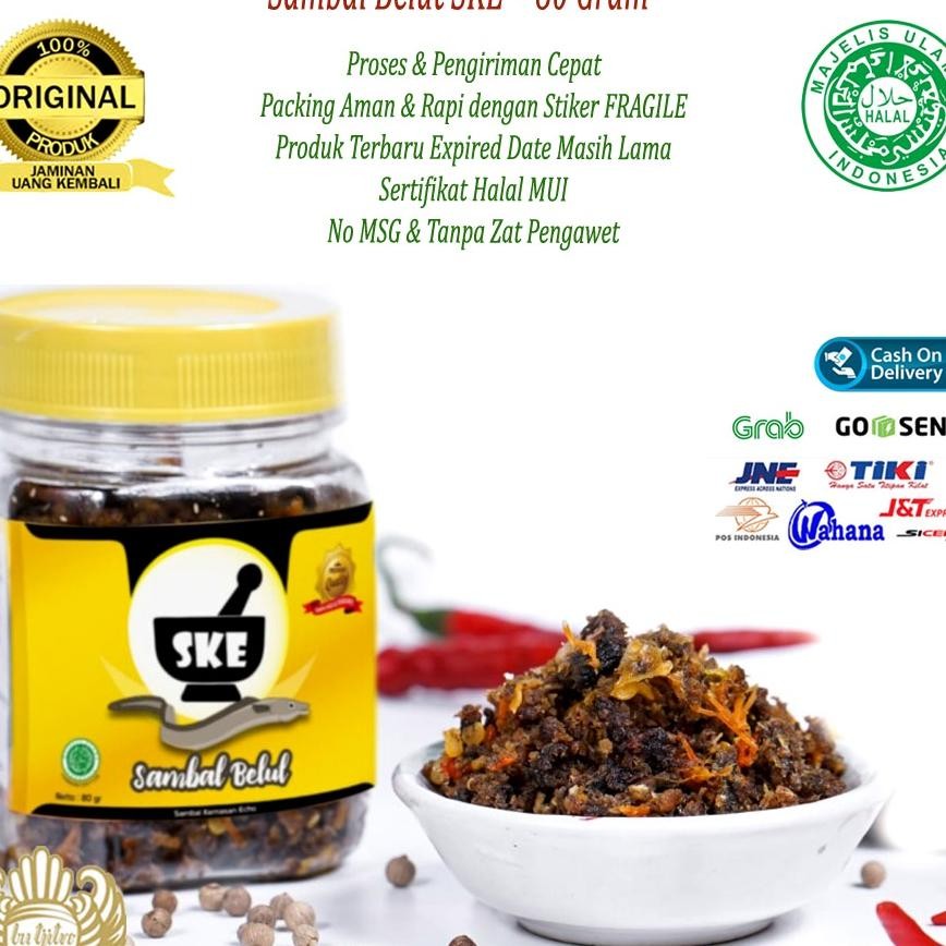 

Sambal Belut Pedas Gurih Ske 80 Gram