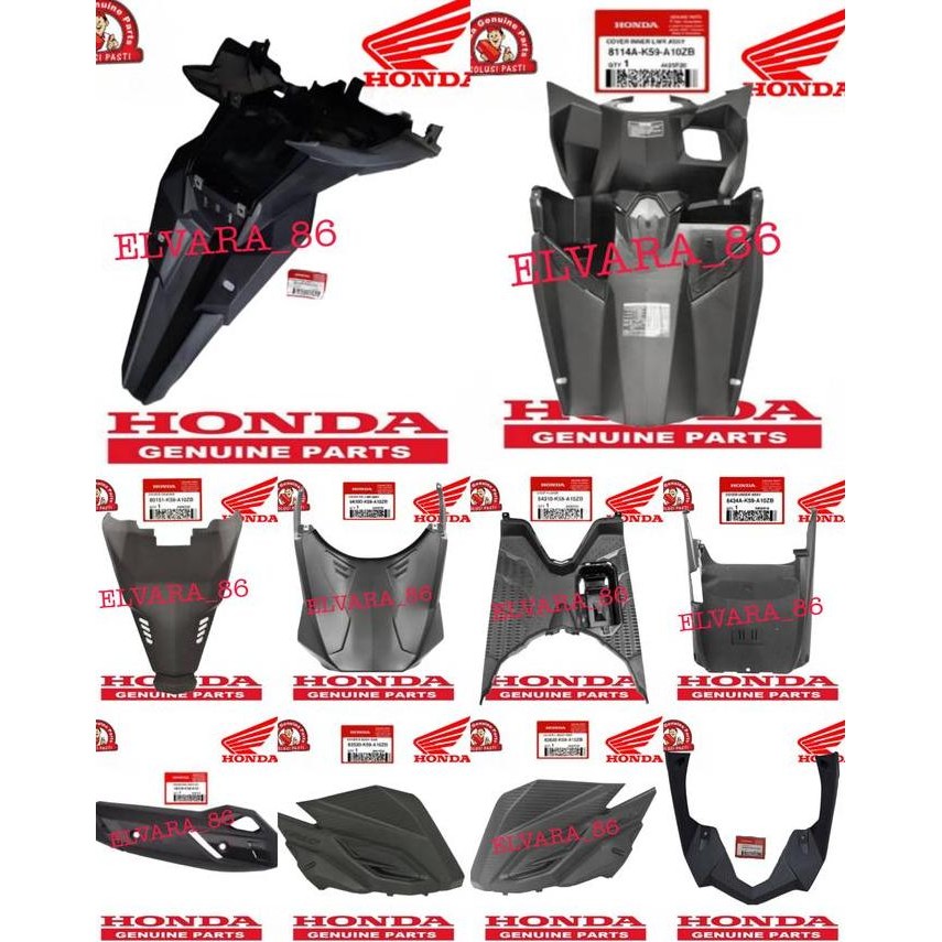 Cover body kasar Varian Honda Vario 150 125 LED 2015-2017 Original AHM MURAH