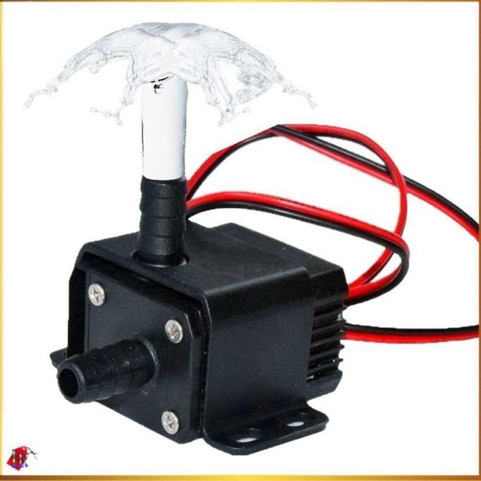 Pompa Air Celup Mini Aerator Sirkulasi Aquarium Kolam Ikan Dc 12V