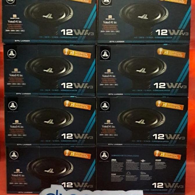 Jl Audio 12W1V3 Subwoofer Jl Audio New Stok