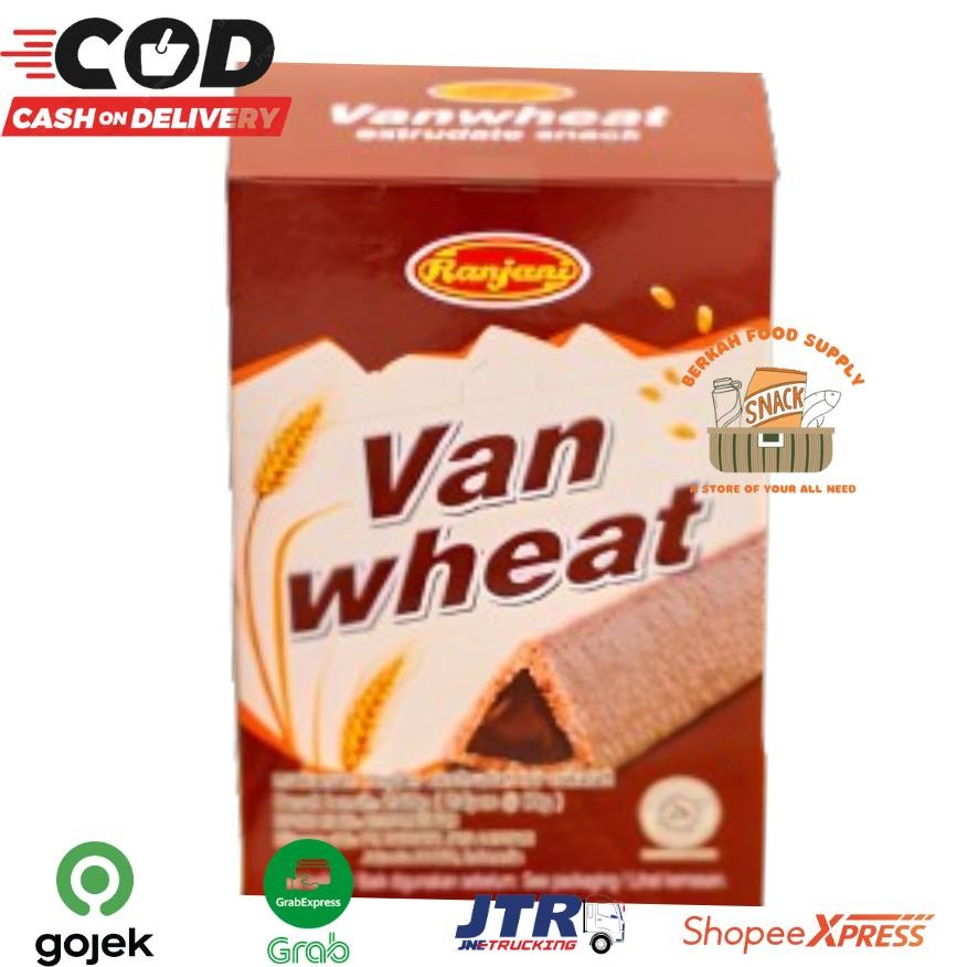 

PJ [ BERKAH ] Van Wheat Chocolate Box Isi 24 x 10gr Youka Ranjani Wafer Gandum Snack Ekstrudat Snack Cemilan Murah Halal