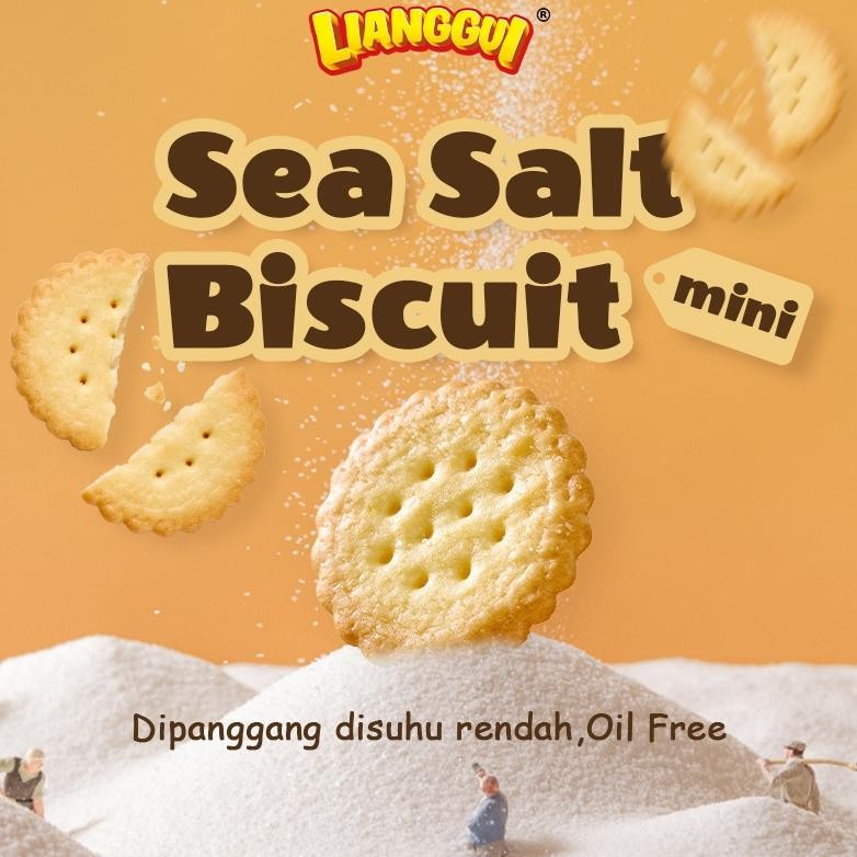 

PJ Beli 50 Gratis 50 Lianggui Seasalt Biscuit Snack Cemilan Pengganti Sarapan Makanan Siap Saji Cookies