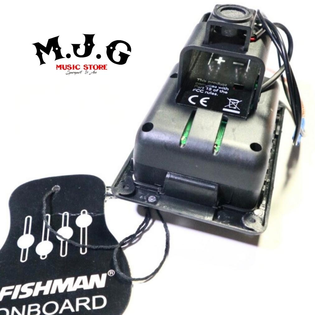 Preamp pickup EQ spull equalizer gitar akustik fishman presys mic blend