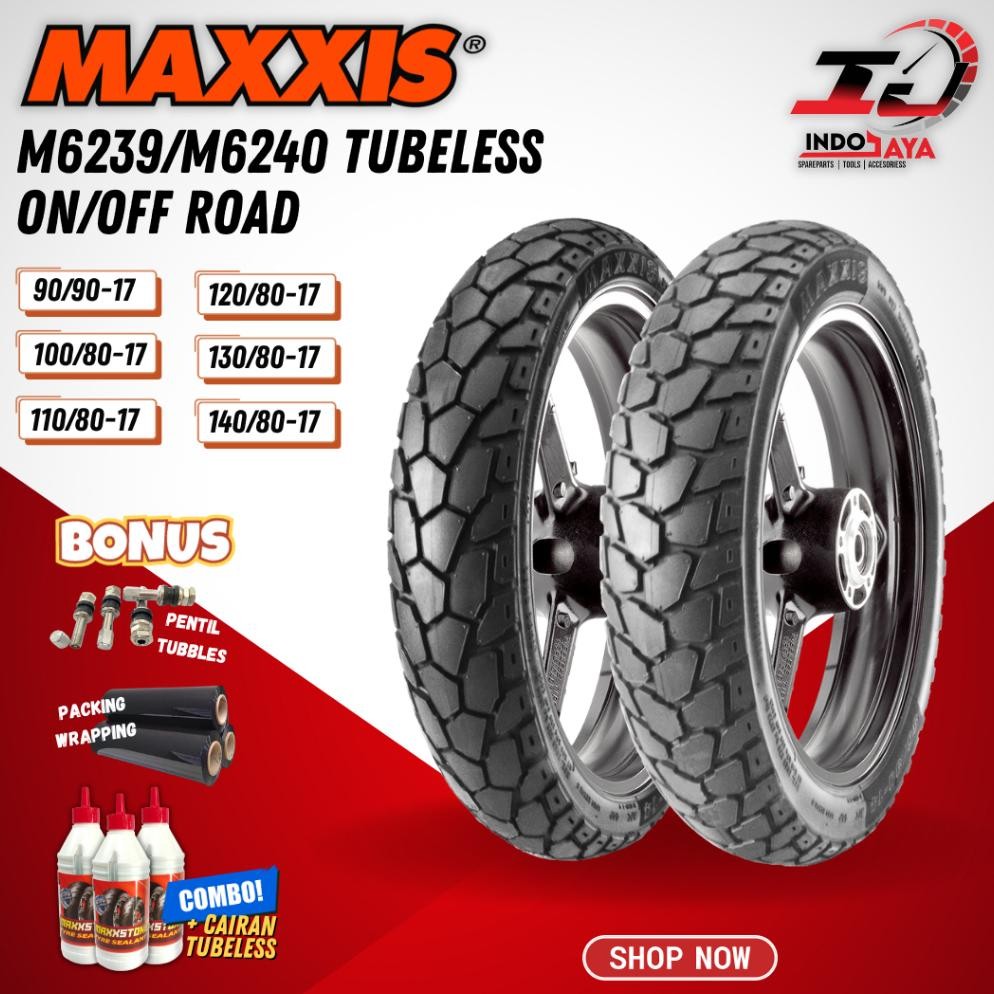 BAN MAXXIS M6239 / M6240 ( 70/90 - 80/90 - 90/80 - 90/90 - 100/80 - 110/80 - 120/80 - 130/80 - 140/8
