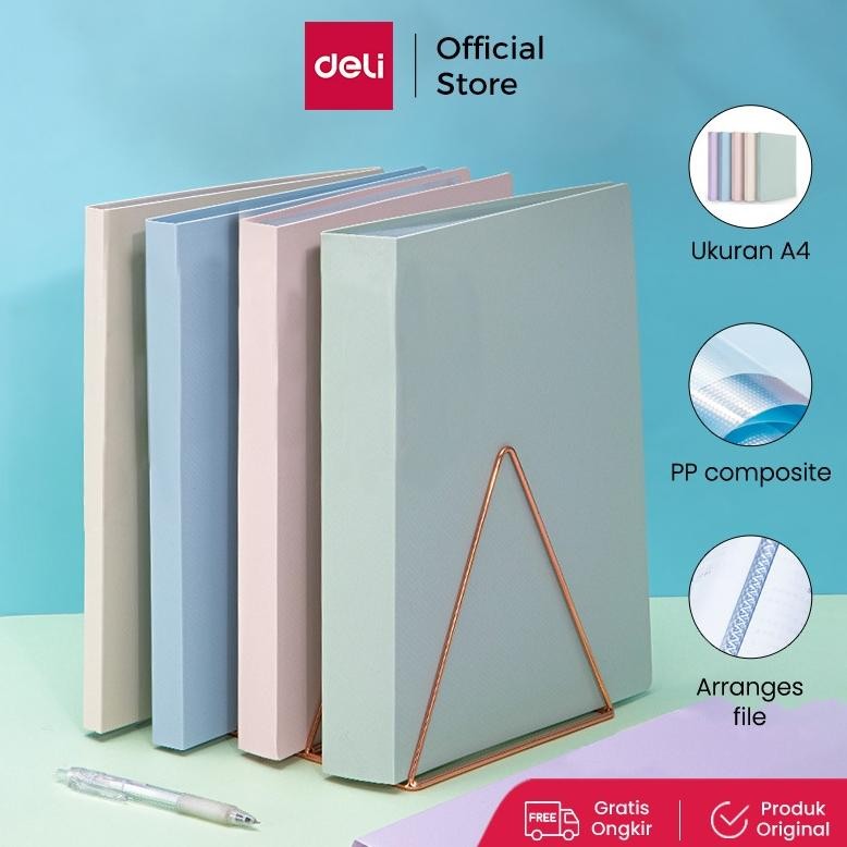 

Deli Display Book / Map File Dokumen A4 30/60/80 Halaman Warna Pastel 7267X 72495