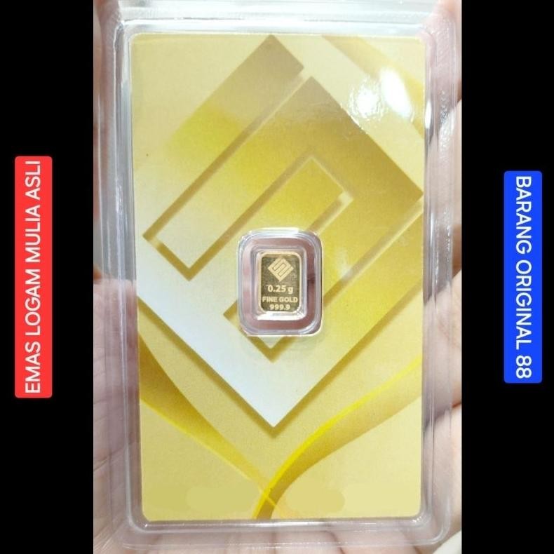 KHUSUS AREA JAKARTA SAYA ANTAR GRATIS ONGKIR BAYAR KETIKA SAYA SAMPAI 0.25 GRAM MICRO GOLD 0,25 GR P