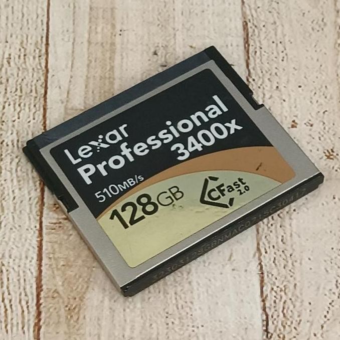 Lexar Cfast 128Gb 2.0 Professional Cfast Memory 3400X 510Mb/S New Stok