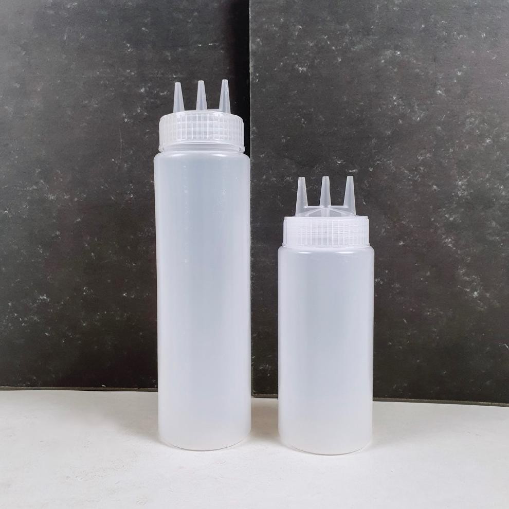 Paling dicari Botol Saos / Saus Mayo Coklat Caramel Susu 3 Tip Lubang