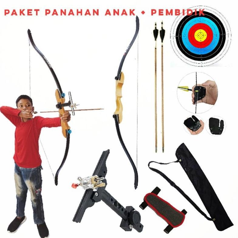 Busur Panah Anak SD SMP Dengan Visir Pembidik