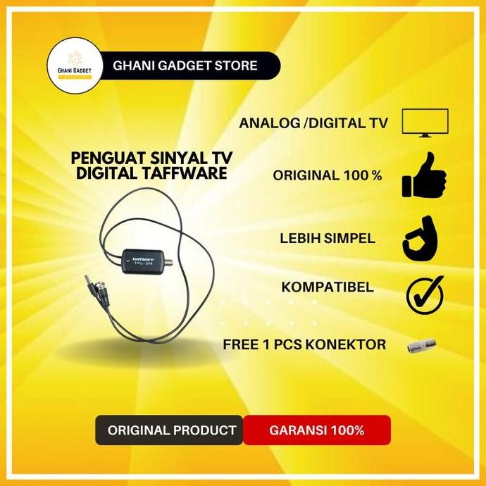 BUNDLING SETUP BOX + ANTENA + BOOSTER PENGUAT SINYAL TV DIGITAL ANALOG