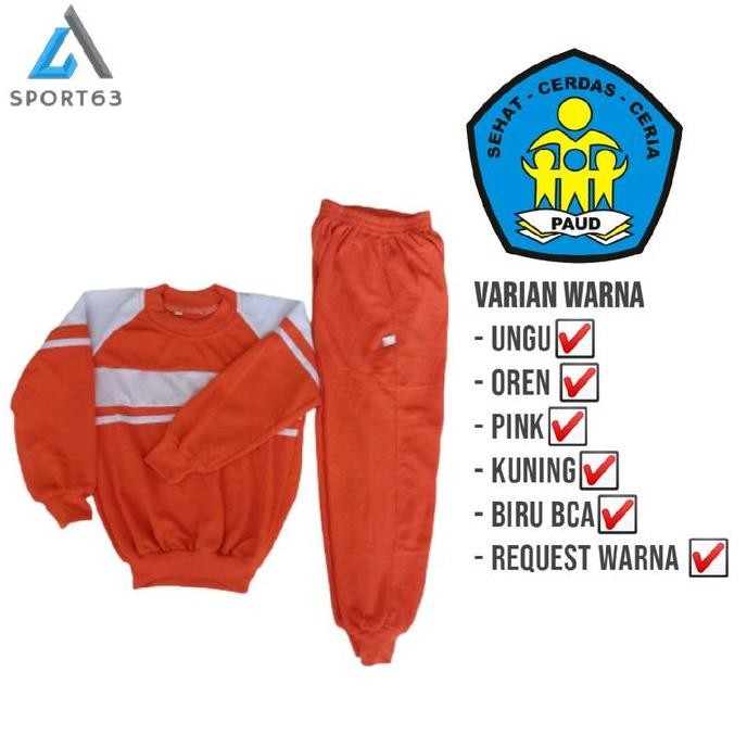 Tersedia satu set seragam TK/satu set seragam paud/baju sekolah anak TK/baju sekolah anak paud/serag