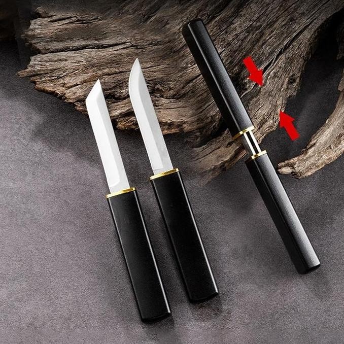 (Expert) Pisau Katana 2in1 Pisau Dapur  Koki Pisau Katana 2 in 1 Pisau Double