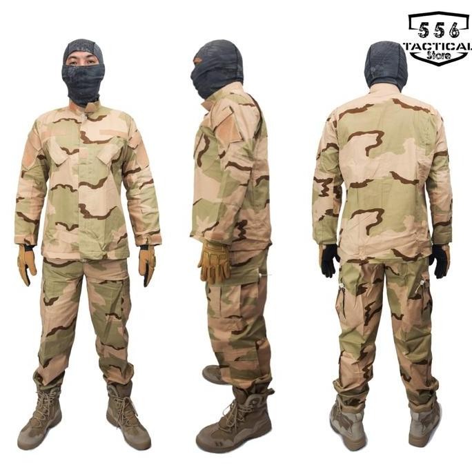 Tersedia seragam bdu loreng gurun 3DCU