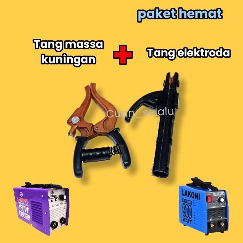NEW Stang las set massa elektroda - tang japitan las listrik komplit masa tembaga