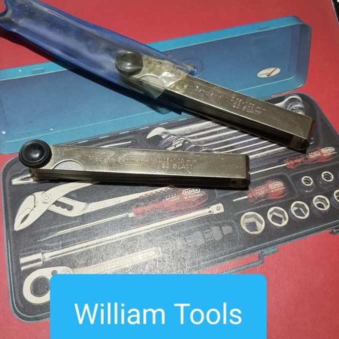 Feeler Gauge 0,05 - 1,00 mm ELORA Germany murah