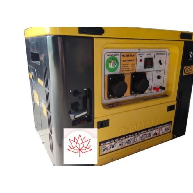 Genset Silent Bensin 6Kw Mjg10000Se Avr Matari