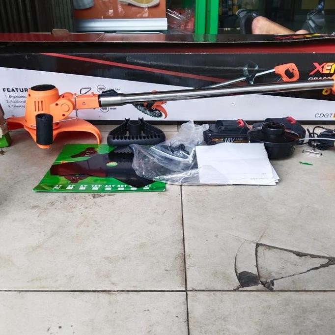 XENON CDGT800 Alat Potong Rumput Baterai Cordless CDGT 800 Termurah murah