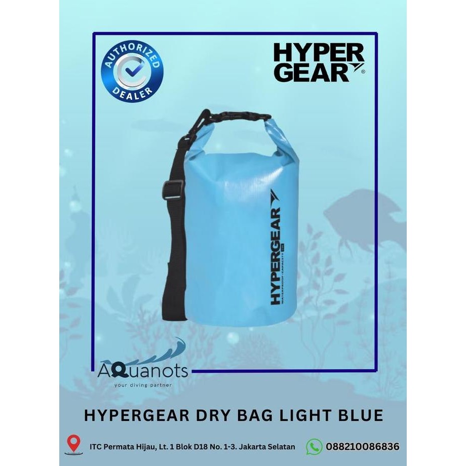 Hypergear Dry Bag 20L Tas Anti Air For Snorkeling Jetski Selam