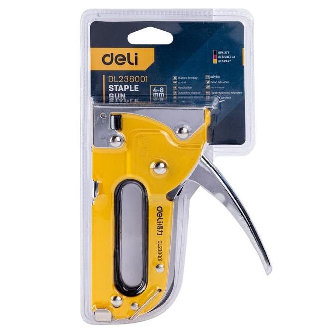 

Deli Staple Gun/ Staples Stapler Tembak 4-8mm Steel Perkakas edl238001 murah
