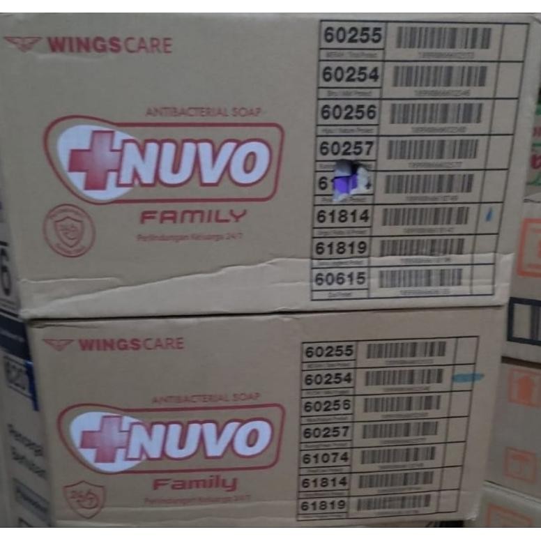 Nuvo Sabun Mandi Batangan 1 Dus Isi 72 Pcs @72 Gram Terlaris