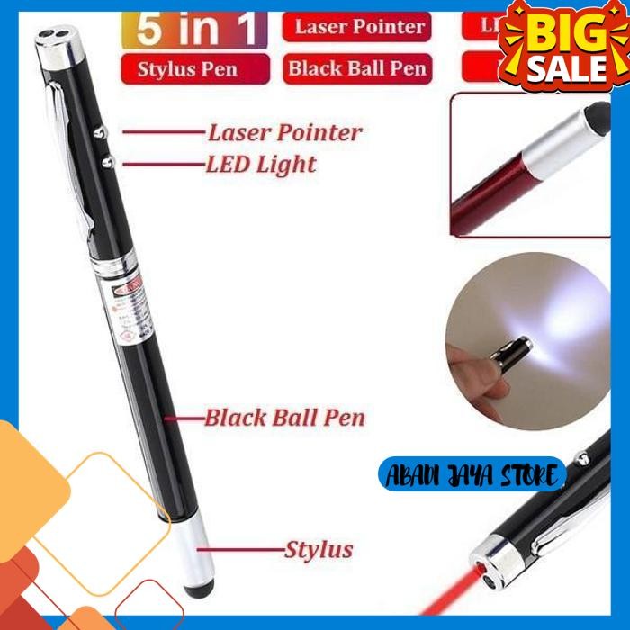 

PULPEN LASER POINTER 5IN1 PEN STYLUS PAD TABLET TOUCH PEN RED SENTER HITAM PUTIH SILVER MERAH BIRU MAINAN ANAK LAMPU TOUCHSCREEN SENTER LASER MERAH HEWAN KUCING BEST QUALITY