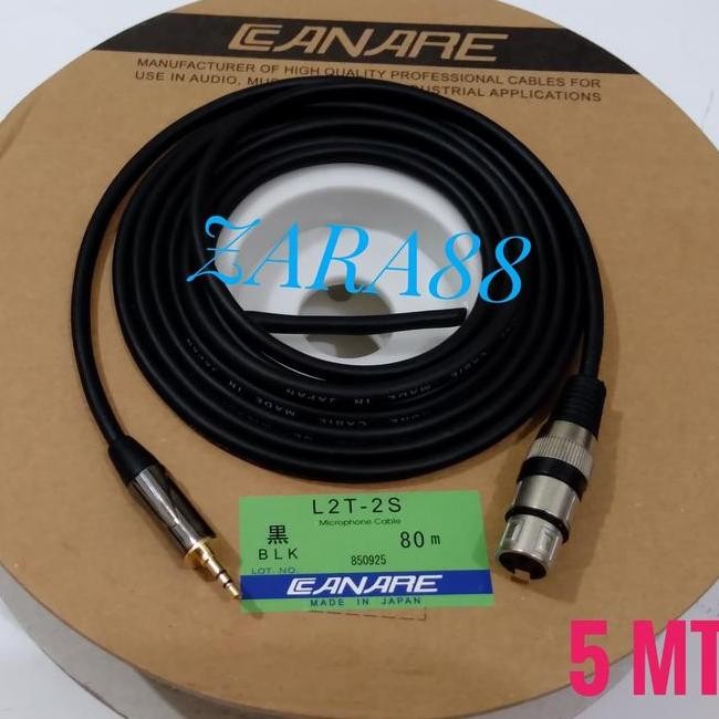 KABEL AUDIO MIXER CANON FEMALE KE HP 5 MTR FULL