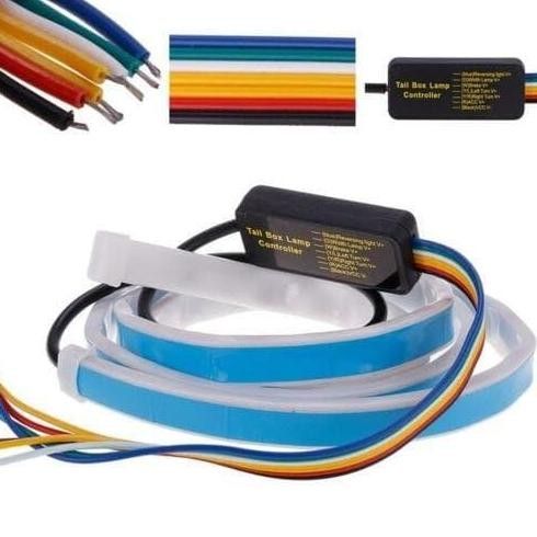 Promo LAMPU DRL RGB BAGASI BELAKANG LED Strip TAIL TRUNK RUNNING JALAN COD
