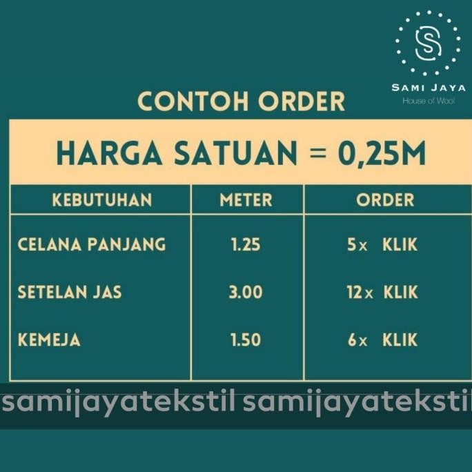 (Expert) Kain Bahan Jas & Celana LANIFICIO Wool Italy Doff