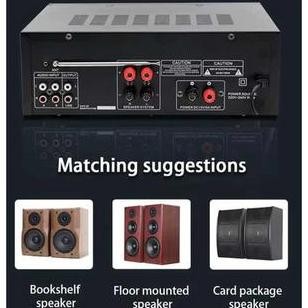 AMPLIFIER MIXER AUDIO BLUETOOTH USB SUBWOOFER KARAOKE