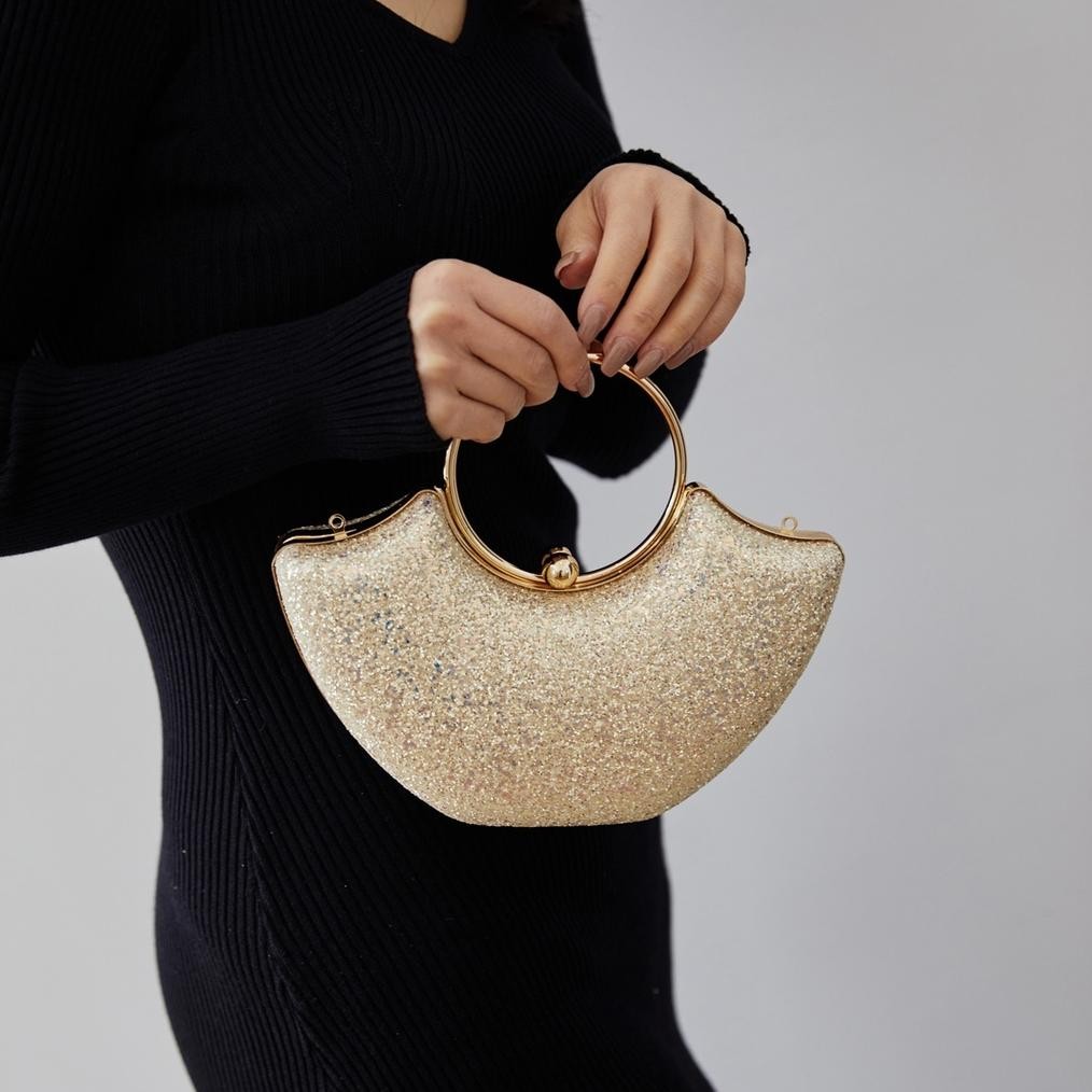 158855 Tas Pesta Wanita Kondangan Cewek Import Premium Impor Mewah Elegan Cr8855 Terlaris