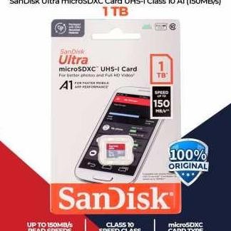 Sandisk Ultra 256Gb 120Mbs Microsd Micro Sd Original Memori Hp Ori New Stok