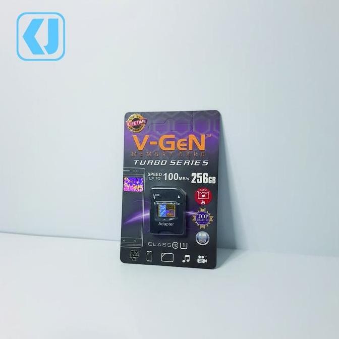 Memory Card Micro Sd Vgen Turbo 256Gb Original New Stok