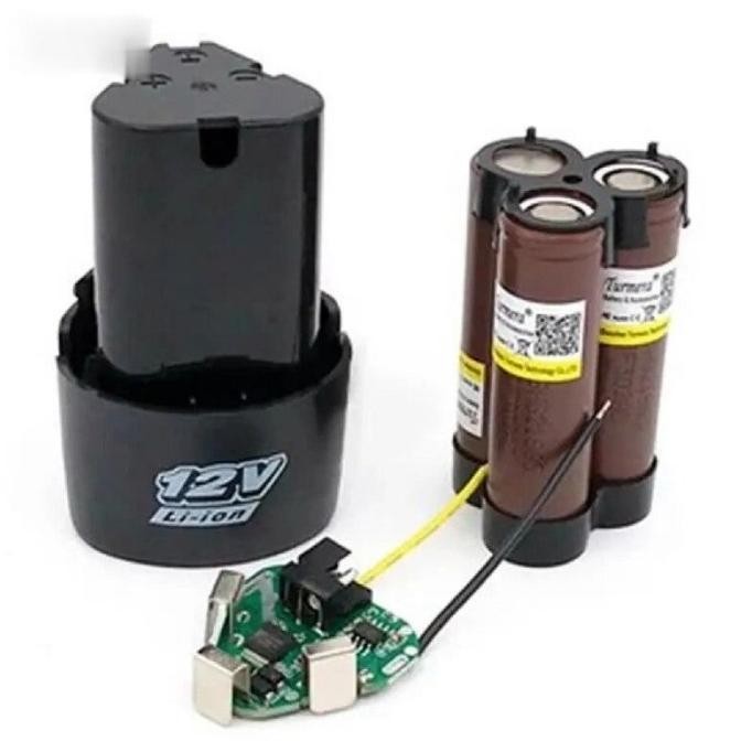 (Expert) Baterai Bor Litium Li-Ion 12 Volt Baterai Bor Electric Cordless Rechargeable Original Bater