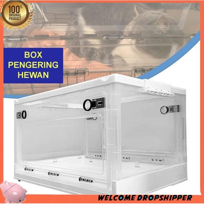 TECHMY Box Pengering Grooming Kucing Anjing Drying BOX