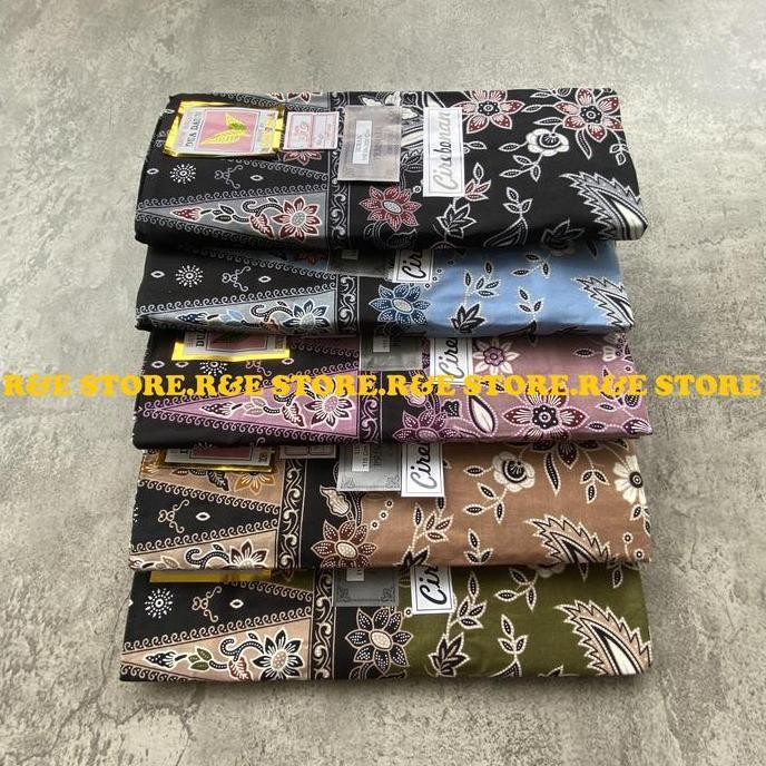 Tersedia Sarung Batik Dua Daun Cap Cent Motif Bunga Lembut Tebal Kain Sarung Wanita Remaja Dewasa Ce