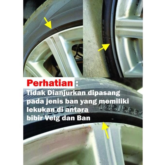 [Expert] Lis Ban Mobil White Wall Ban Mobil Velg Ring 13-15 STRIP WARNA WHEELER